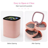 Frog Wins! Jewelry Storage Box Portable Organizer Travel Case