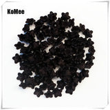 1000pcs Frosted Acrylic Beads 10x4mm Lucite Flower - DIY Jewelry Making Supplies