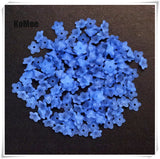 1000pcs Frosted Acrylic Beads 10x4mm Lucite Flower - DIY Jewelry Making Supplies