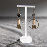Frosted Acrylic Earrings Display Holder Jewelry Stand