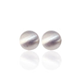 Frosted Ball Studs Earrings 925 Silver Classic Earring for Women
