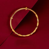 Frosted Olive Bracelet 14k Real Ronghuafugui Fine Jewelry