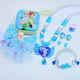 Frozen Aisha Necklace Set Children Anime Aisha Princess Pendant Necklace