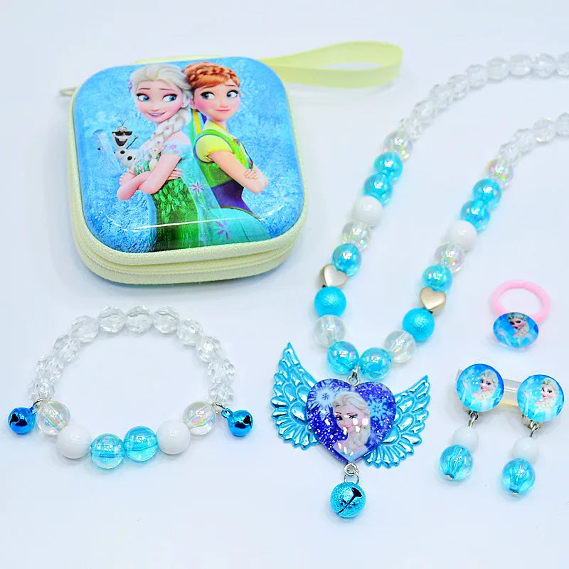 Frozen Aisha Necklace Set Children Anime Aisha Princess Pendant Necklace