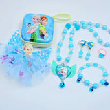 Frozen Aisha Necklace Set Children Anime Aisha Princess Pendant Necklace