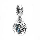 Frozen Elsa & Nokk 925 Silver Charm Bead Disney Bracelet DIY Jewelry