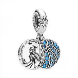 Frozen Elsa & Nokk 925 Silver Charm Bead Disney Bracelet DIY Jewelry