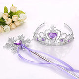 Frozen Princess Tiara Crown Set Party Accessories Children's Dress Up Headdress