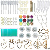 Fruit Candy Jewelry Silicone Resin Mold Metal Frame Kit Pendant Earrings DIY