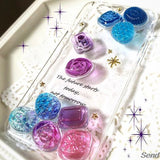 Fruit Candy Jewelry Silicone Resin Mold Metal Frame Kit Pendant Earrings DIY