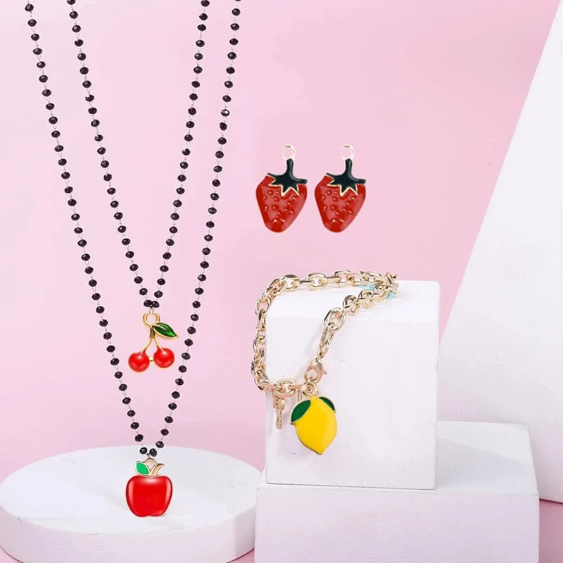 Fruit Charms Pendant for DIY Jewelry Making Earrings