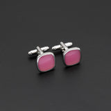Youthful Copper Cufflinks Colorful Jewelry for Suit