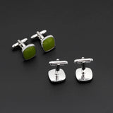 Youthful Copper Cufflinks Colorful Jewelry for Suit
