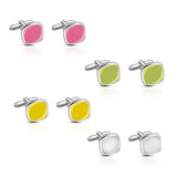 Youthful Copper Cufflinks Colorful Jewelry for Suit