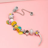 Pineapple & Ice Cream Beads Bracelet DIY Jewelry Gift