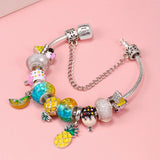 Pineapple & Ice Cream Beads Bracelet DIY Jewelry Gift