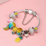Pineapple & Ice Cream Beads Bracelet DIY Jewelry Gift