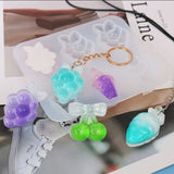 Fruit Pendant Keychain Silicone Mold DIY Decoration for PLAY