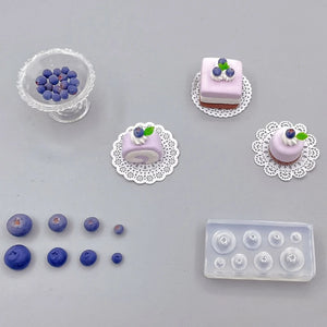 Blueberry Fondant Molds for Candles Chocolate Soap