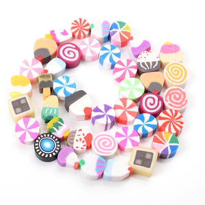 100Pcs 10mm Smiley Face Beads for Jewelry Making