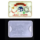 Christmas Fruit Tray Silicone Mold for DIY Resin Epoxy Casting Craft