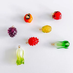 Fruit Vegetables Acrylic Charms Earring Accessories Necklace Jewelry DIY