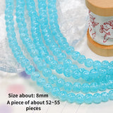 Fruit-Flavored Soda Bubble Glass Beads DIY Bracelet Material