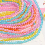 Fruit-Flavored Soda Bubble Glass Beads DIY Bracelet Material