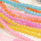 Fruit-Flavored Soda Bubble Glass Beads DIY Bracelet Material