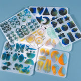 Heart-shaped Round Silicone Mold for Epoxy Resin