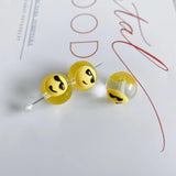 Fruit series glass beads cherry blossom butterfly DIY bracelet material