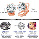 Cubic Zirconia Clip Earrings CZ Crystal Female Wedding