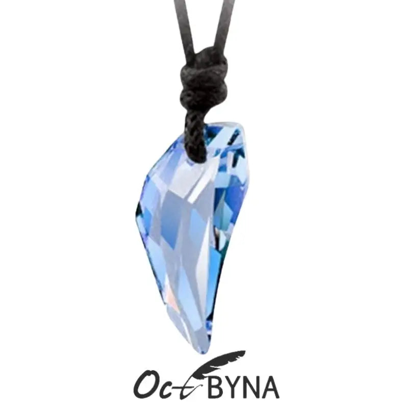 Spike Wolf Tooth Stone Pendant Choker Necklace