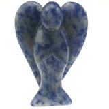 1pc Peace Angel Figurine Crystal Guardian Stone Ornament for Jewelry Making