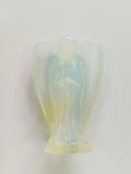 1pc Peace Angel Figurine Crystal Guardian Stone Ornament for Jewelry Making