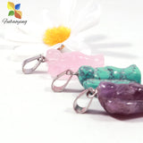 Natural Angel Stone Pendant Reiki Healing Crystal 10pcs
