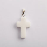 30Pcs Natural Jades Stone Cross Pendants DIY Jewelry Making Gift