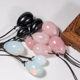 Rose Quartz Yoni Eggs Crystal Set for Massage