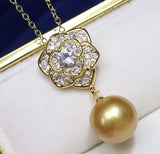 Fuguihua Freshwater Pearl Pendant 11-12mm Necklace