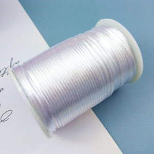 Assorted 2.5mm Nylon Chinese Knotting Macrame Satin Cord