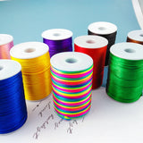 Assorted 2.5mm Nylon Chinese Knotting Macrame Satin Cord