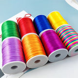 Assorted 2.5mm Nylon Chinese Knotting Macrame Satin Cord