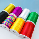 Assorted 2.5mm Nylon Chinese Knotting Macrame Satin Cord