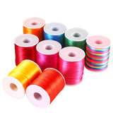 Assorted 2.5mm Nylon Chinese Knotting Macrame Satin Cord