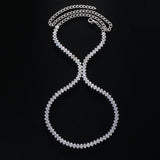 CZ High Heel Anklet Sandals Jewelry for Women