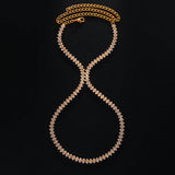 CZ High Heel Anklet Sandals Jewelry for Women