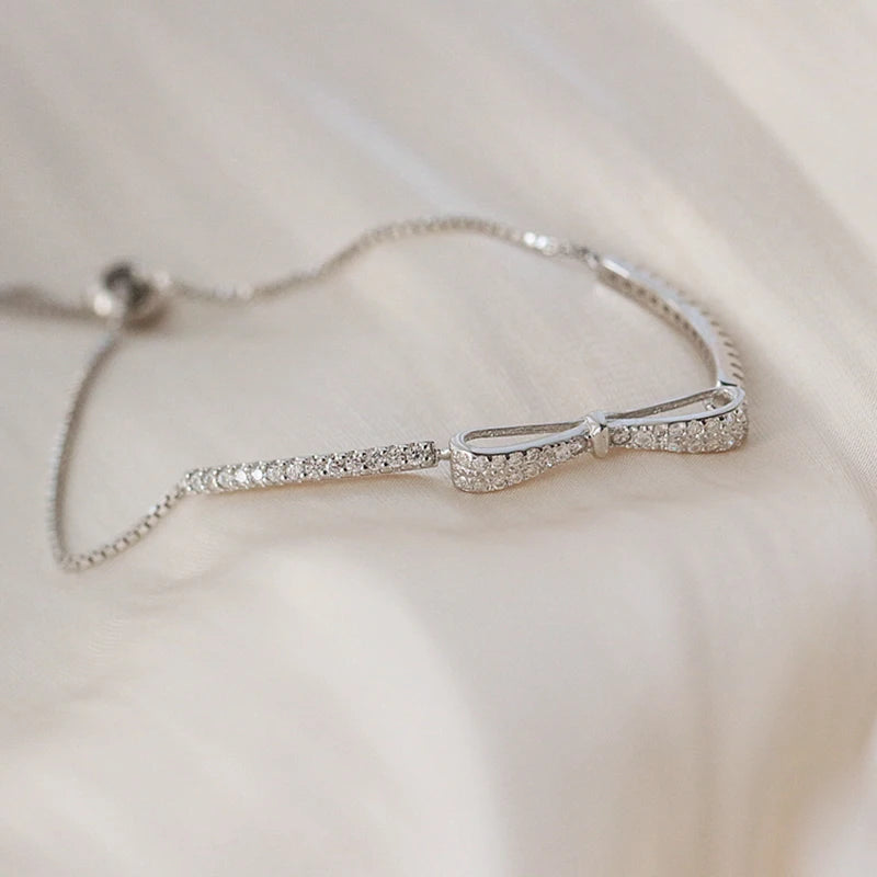 Diamond Bow Bracelet - High Sense of Charm