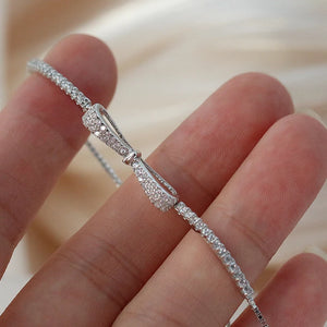 Diamond Bow Bracelet - High Sense of Charm