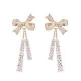 Diamond 925 Silver Zircon Drop Earrings for Woman Girls Wedding Party