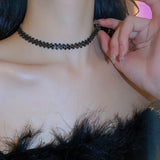 Zircon Inlaid Collar Necklace for Women - Birthday Party Jewelry